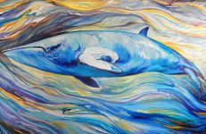 Minke Whale Original Oil